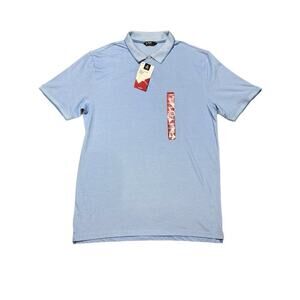 Member's Mark Stretch Cotton Polo Shirt Pique Polo Light Blue Men’s Size XL NWT
